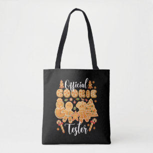 Bolso De Tela Navidades oficiales de Cookie Tester Gingerbread B