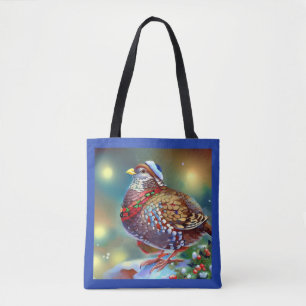Bolso De Tela Navidades Partridge 4