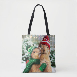 Bolso De Tela Navidades Perros Prairie