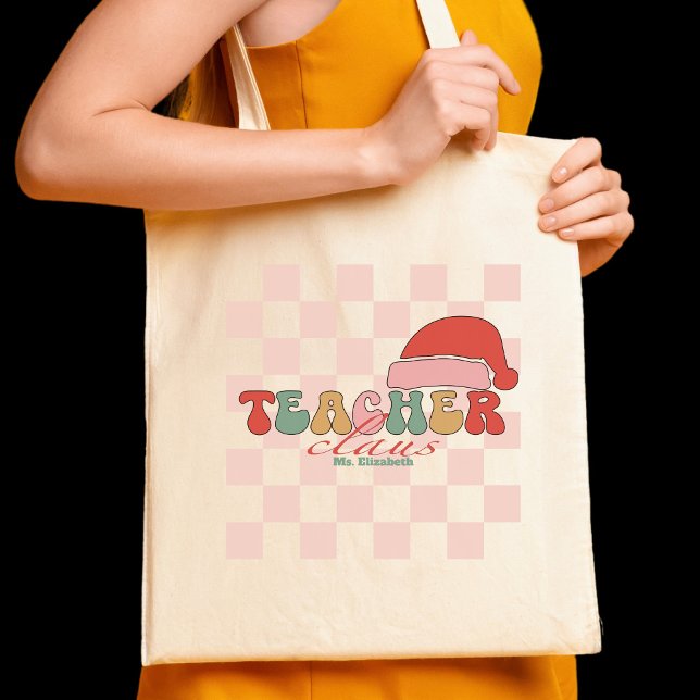 Bolso De Tela Navidades personalizados del profesor Claus (Subido por el creador)