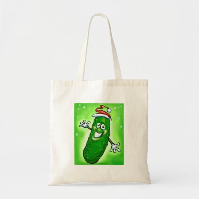 Bolso De Tela Navidades Pickle (Frente)