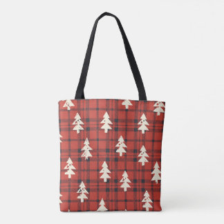 Bolso De Tela Navidades plantan Tote forestal