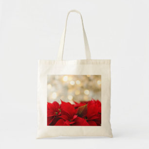Bolso De Tela Navidades Poinsettia