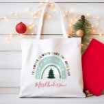 Bolso De Tela Navidades profesor arco iris buena lista lindo reg<br><div class="desc">Los profesores de arcoiris de los navidades siempre están en la lista lindo regalo.</div>