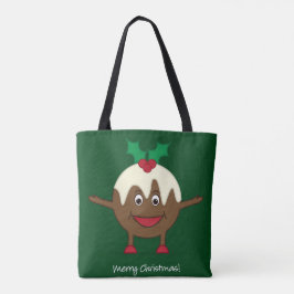 Bolso De Tela Navidades pudding personaje de caricatura