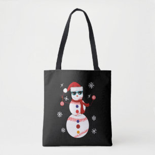 Bolso De Tela Navidades Regalo de Snowman Santa Hat de béisbol