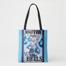Bolso De Tela Navidades Retro Cutie Blue