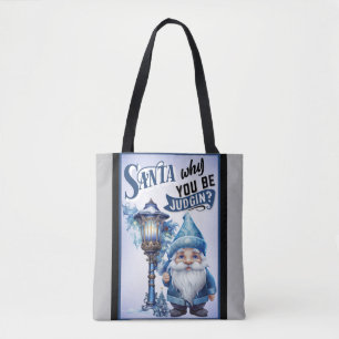 Bolso De Tela Navidades Retro Cutie Blue