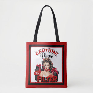 Bolso De Tela Navidades retro sin pinza de filtro