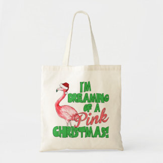 Bolso De Tela Navidades rosados