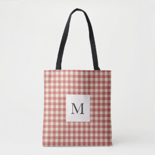 Bolso De Tela Navidades rusos rojos de Gingham modernos