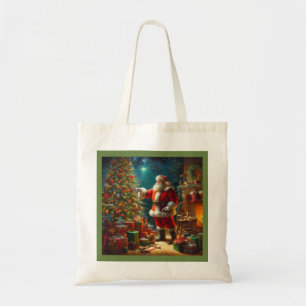 Bolso De Tela Navidades Santa Claus 1