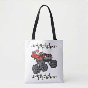Bolso De Tela Navidades Santa Monster Camión Niños Niños Toddler