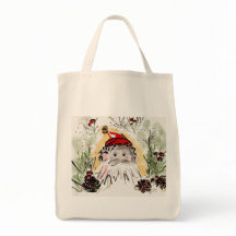 Navidades Santa Tote