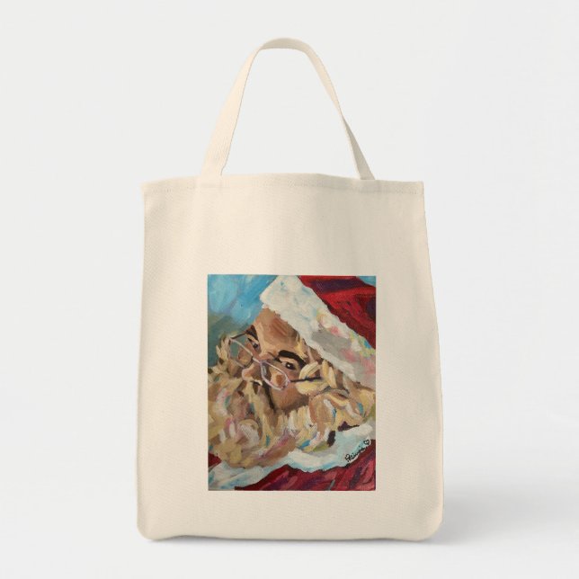 Bolso De Tela Navidades Santa Tote Bag (Frente)