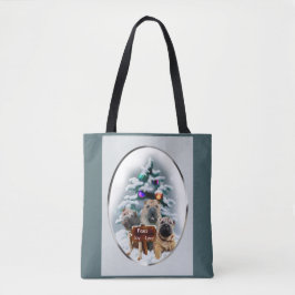 Bolso De Tela Navidades Shar-Pei de China