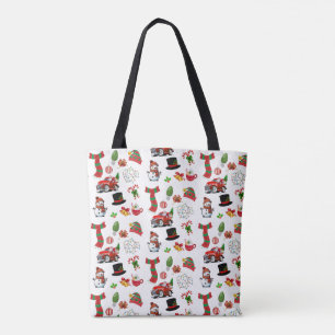 Bolso De Tela Navidades simples divertidos