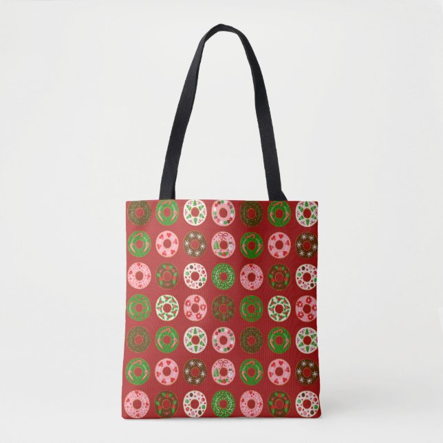 Bolso De Tela Navidades sin patrón de tratados de vacaciones (Anverso)