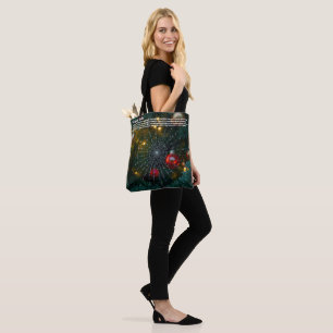 Bolso De Tela Navidades Spider
