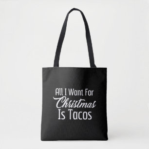 Bolso De Tela Navidades Tacos