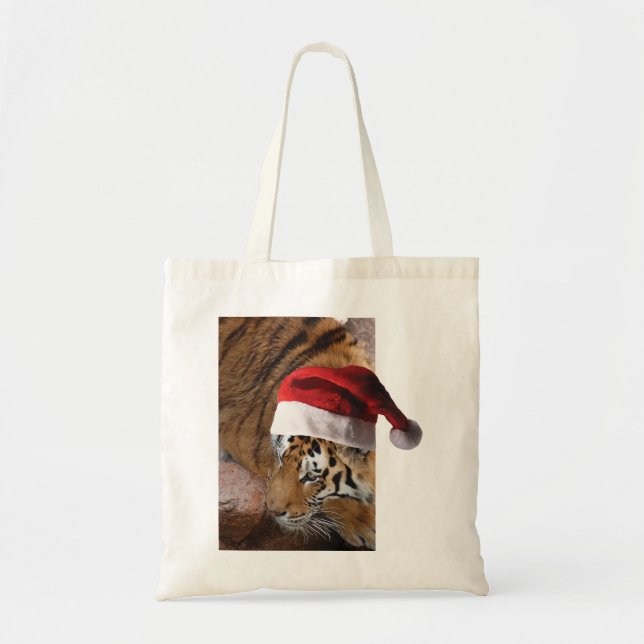 Bolso De Tela Navidades Tiger (Frente)