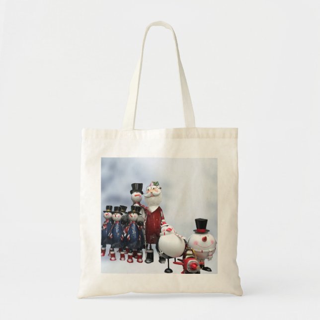 Bolso De Tela Navidades Tin Choir (Frente)