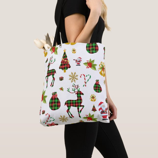Bolso De Tela Navidades Tote Bag (Detalle)