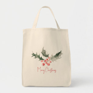 Bolso De Tela Navidades Tote Bags Bags Berries Rojas Botánicas