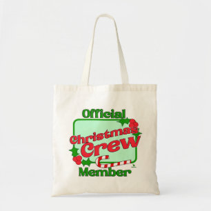 Bolso De Tela Navidades Tripulación Miembro Festividad Familiar