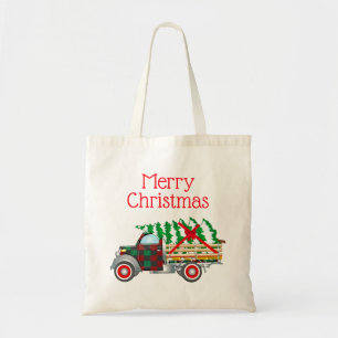 Bolso De Tela Navidades Ttee Truck Tote Bag