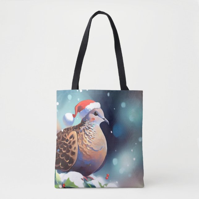 Bolso De Tela Navidades Turtle Dove 2 (Anverso)