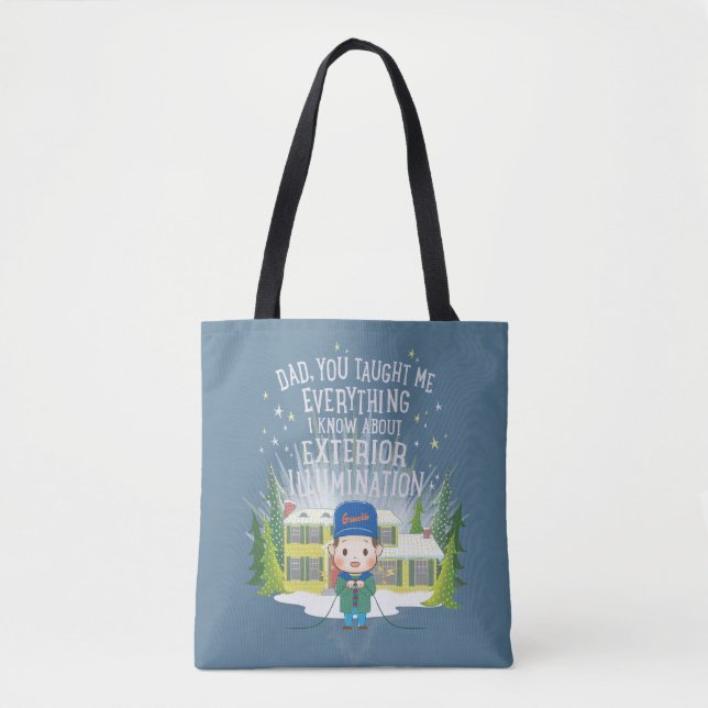 Bolso De Tela Navidades Vacaciones Iluminación exterior (Anverso)