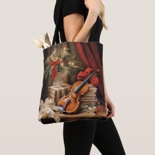 Bolso De Tela Navidades Violin Music