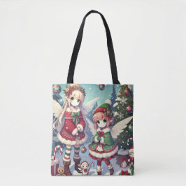 Bolso De Tela Navidades Winter Fairy Magic