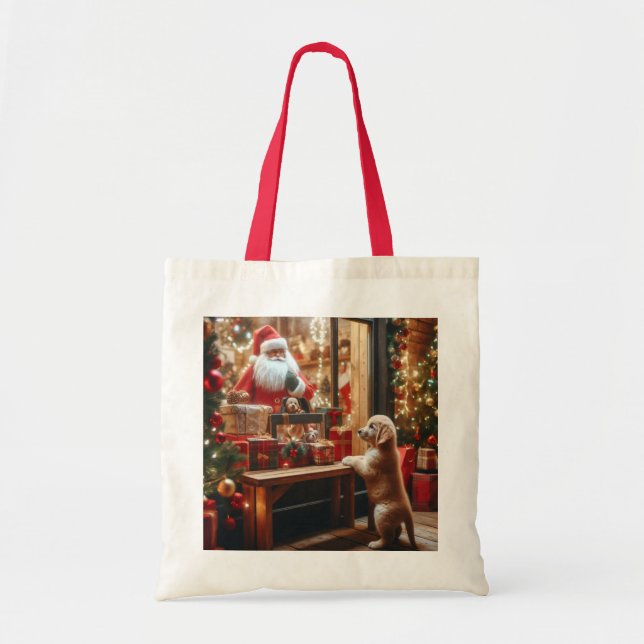 Bolso De Tela Navidades y deseos (Frente)