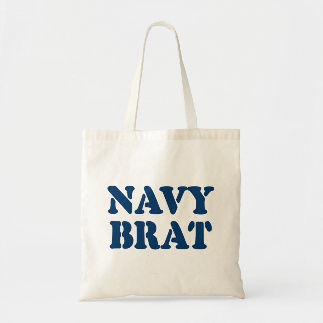 BOLSO DE TELA NAVY BRAT (Frente)