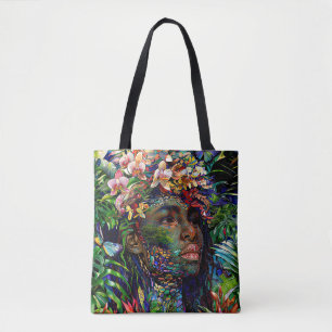 Bolso De Tela "Nayari" - Espejo De La Selva - Mujeres En La Amaz