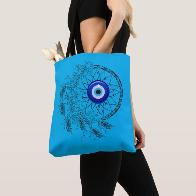 Bolso De Tela Nazar Eye :-) (Detalle)