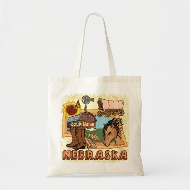 Bolso De Tela Nebraska (Frente)