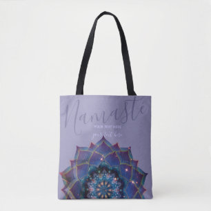 Bolso De Tela Nebula Bloom Mandala