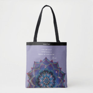 Bolso De Tela Nebula Bloom Mandala