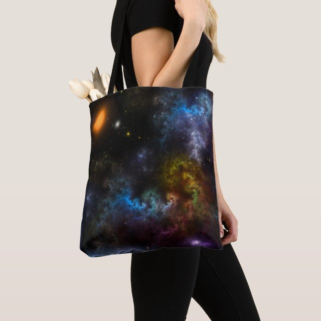Bolso De Tela Nebula Menagerie (Detalle)