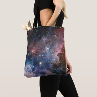 Bolso De Tela Nebulosa Carina Rojo y Azul Telescopio Hubble