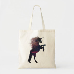Bolso De Tela Nebulosa magnética del espacio unicornio