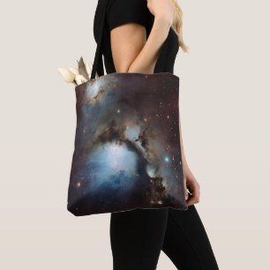 Bolso De Tela Nebulosa Orión Astronomía azul marrón beige cielo 