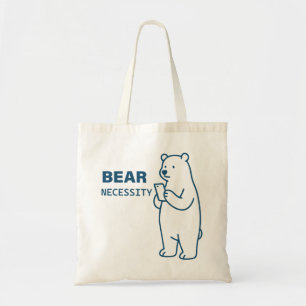 Bolso De Tela Necesidad de oso