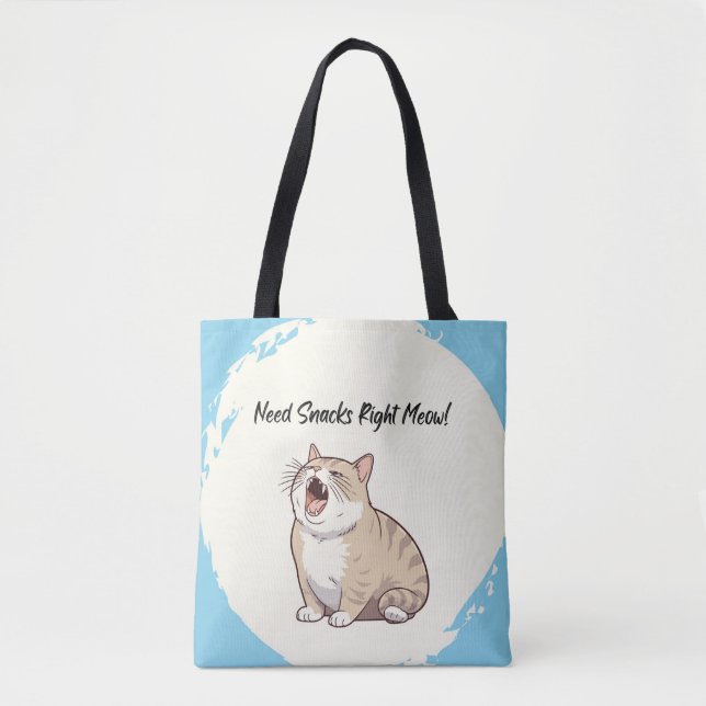 Bolso De Tela Necesita aperitivos justo Tote de bajo precio (Anverso)