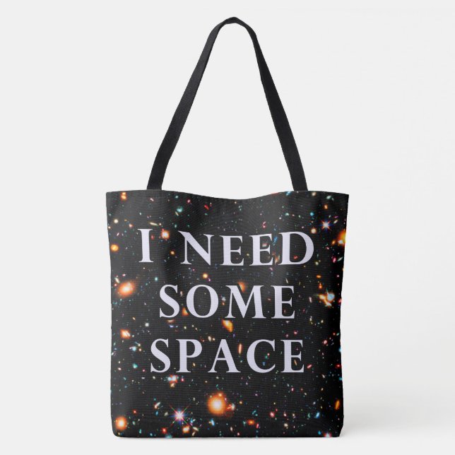 Bolso De Tela Necesito algo de espacio (Reverso)