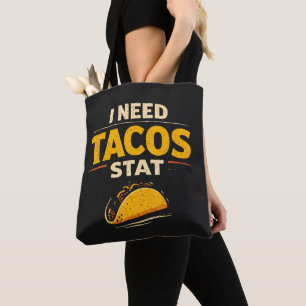 Bolso De Tela Necesito Tacos Ya