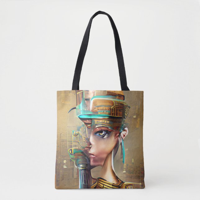 Bolso De Tela Nefertiti (Anverso)